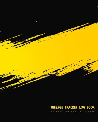 mileage tracker log book mileage notebook journal automotive road travel tracker keepper modern grunge background paperback mileage tracker log