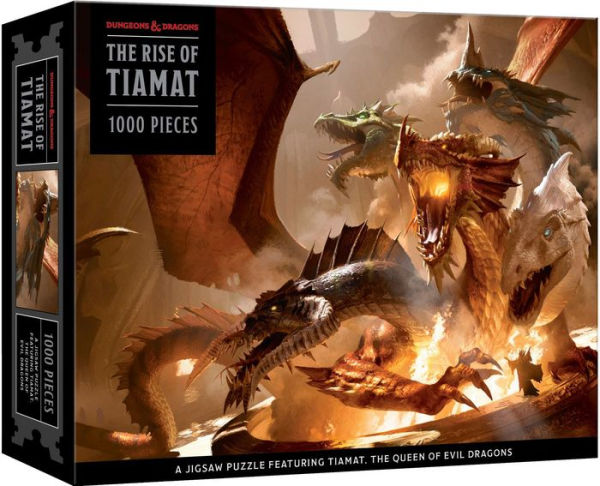 The Rise of Tiamat Dragon Puzzle (Dungeons & Dragons): 1000-Piece Jigsaw Puzzle Featuring the Queen of Evil Dragons: Jigsaw Puzzles for Adults