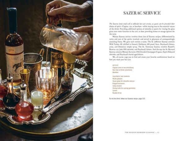 The Maison Premiere Almanac: Cocktails, Oysters, Absinthe, and Other Essential Nutrients for the Sensualist, Aesthete, and Flaneur: A Cocktail Recipe Book