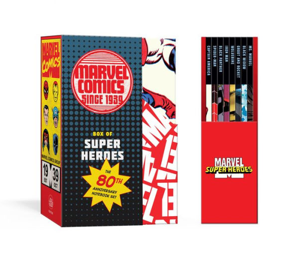 Marvel's Box of Super Heroes: The 80th Anniversary Mini Notebook Set