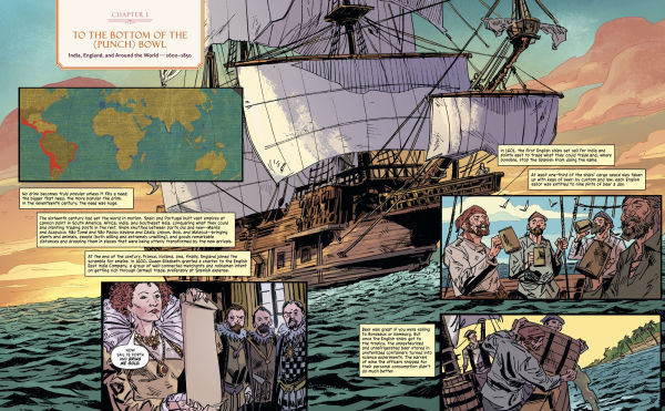 the Comic Book History of Cocktail: Five Centuries Mixing Drinks and Carrying On