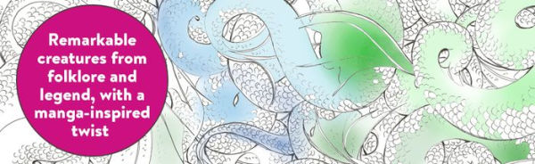 Pop Manga Dragons and Other Magically Mythical Creatures: A Coloring Book