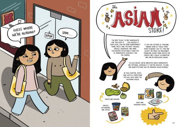 Noodles, Rice, and Everything Spice: A Thai Comic Book Cookbook