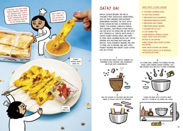 Noodles, Rice, and Everything Spice: A Thai Comic Book Cookbook