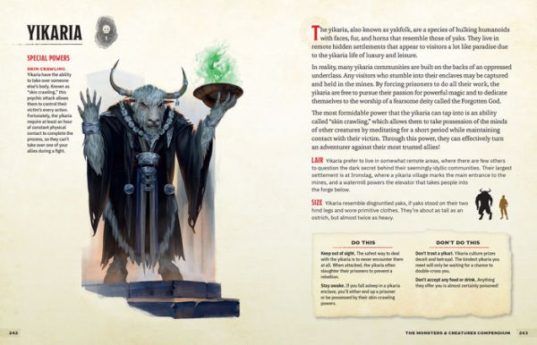 The Monsters & Creatures Compendium (Dungeons Dragons): A Young Adventurer's Guide