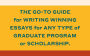 Alternative view 2 of Graduate Admissions Essays, Fifth Edition: Write Your Way into the Graduate School of Your Choice