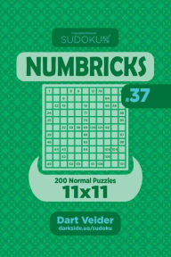 Title: Sudoku Numbricks - 200 Normal Puzzles 11x11 (Volume 37), Author: Dart Veider