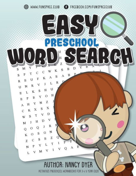 Easy Preschool Word Search: Activities PRESCHOOL workbooks for 3 4 5 year olds