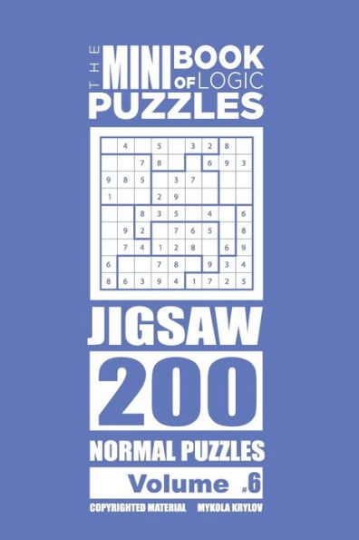 The Mini Book of Logic Puzzles - Jigsaw 200 Normal (Volume 6)