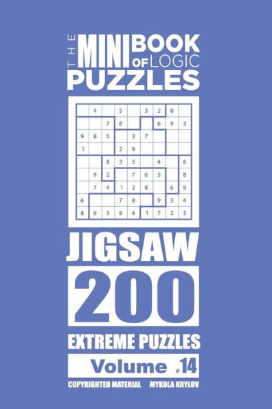 The Mini Book of Logic Puzzles - Jigsaw 200 Extreme (Volume 14)