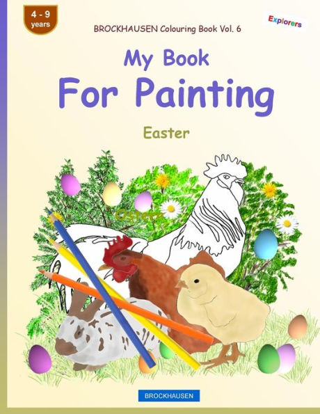 BROCKHAUSEN Colouring Book Vol. 6 - My Book For Painting: Easter