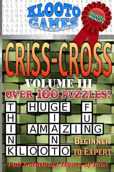 KLOOTO Games CrissCross Volume III