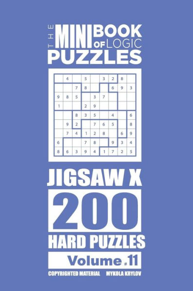 The Mini Book of Logic Puzzles - Jigsaw X 200 Hard (Volume 11)