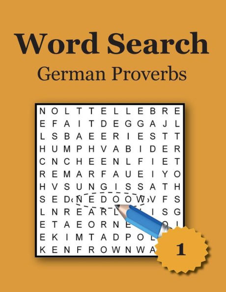 Word Search - German Proverbs - Large Print