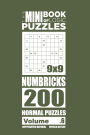 The Mini Book of Logic Puzzles - Numbricks 200 Normal (Volume 6)