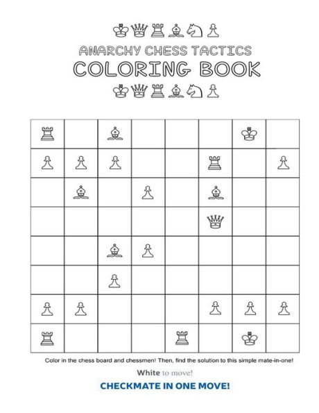 Anarchy Chess Tactics Coloring Book
