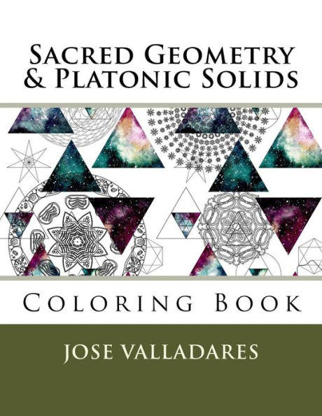 Sacred Geometry & Platonic Solids Coloring Book