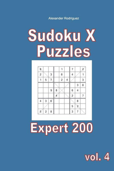 Sudoku X Puzzles - Expert 200 vol. 4