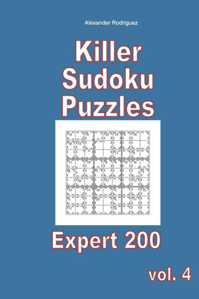 Killer Sudoku Puzzles - Expert 200 vol. 4