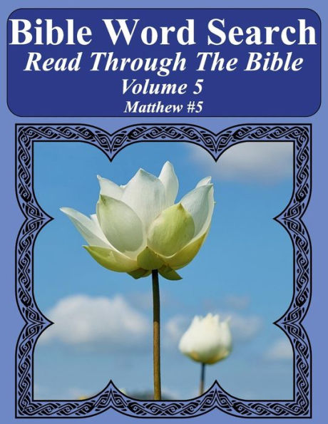 Bible Word Search Read Through The Bible Volume 5: Matthew #5 Extra Large Print