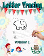 Letter Tracing: Teaching children letters and writing skills with fun pictures to color and lots of practice