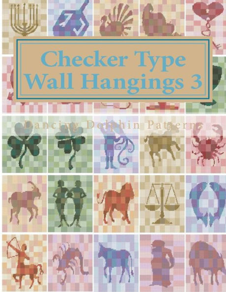 Checker Type Wall Hangings 3: in Plastic Canvas