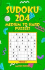 SUDOKU 204 Medium to Hard Puzzles