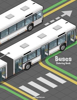 Buses Coloring Book