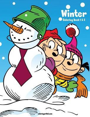 Winter Coloring Book 1 & 2