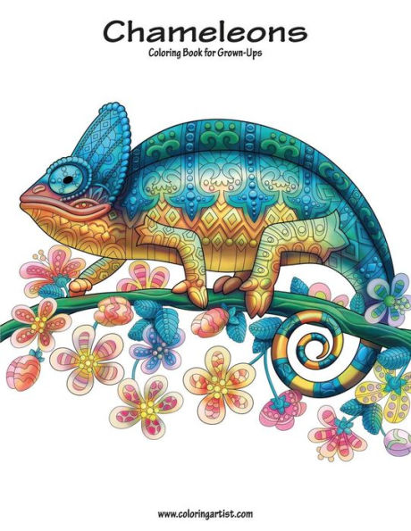 Chameleons Coloring Book for Grown-Ups 1