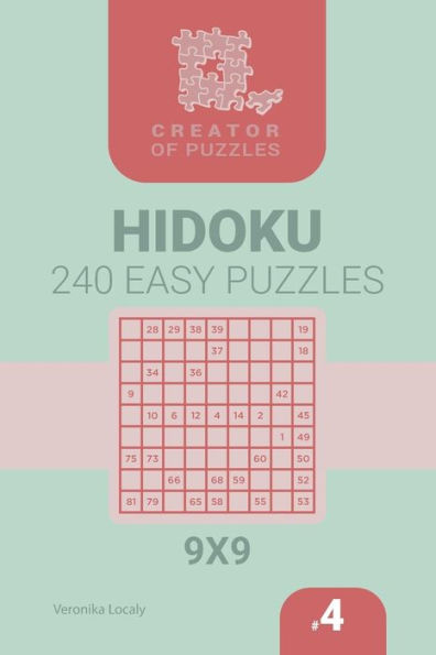 Creator of puzzles - Hidoku 240 Easy (Volume 4)