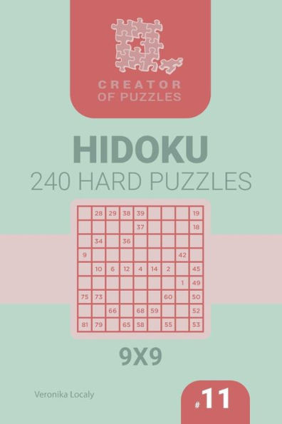 Creator of puzzles - Hidoku 240 Hard (Volume 11)
