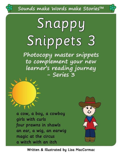 Snappy Snippets 3: Sounds make Words make Stories, Teaching Resources, Series 3