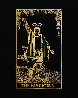 The Magician Tarot Card Bullet Journal Notebook 150 Dot Grid Pages 8 X 10 Inchespaperback - 