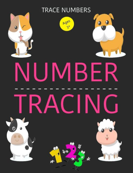 Trace Numbers: Number Tracing Book, Learning Number 0 to 20, Handwriting Practice Book For Kids Age 3-5 Year