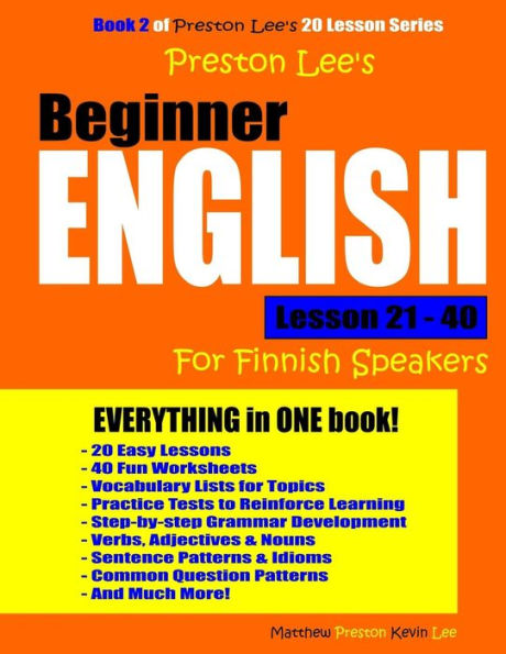 Preston Lee's Beginner English Lesson