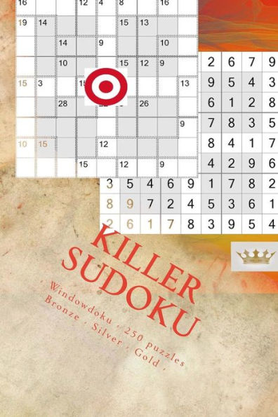 Killer Sudoku - Windowdoku - 250 puzzles Bronze - Silver - Gold - Vol. 175: 9 x 9 PITSTOP. Enjoy this excellent Sudoku.