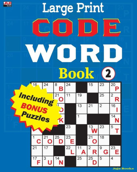 Large Print CODE WORD Book 2