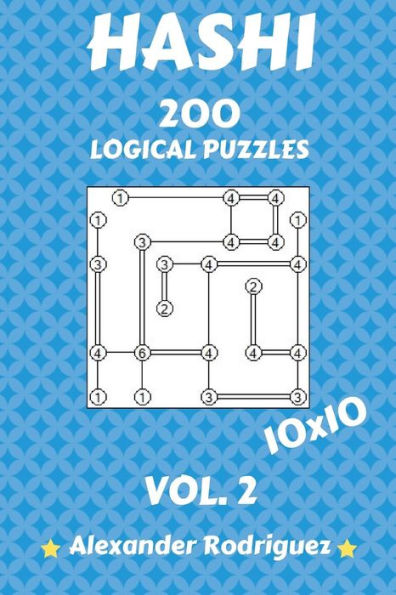 Hashi Logical Puzzles 10x10 - 200 vol. 2