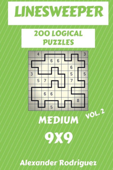 Linesweeper Puzzles 9x9 - Medium 200 vol. 2