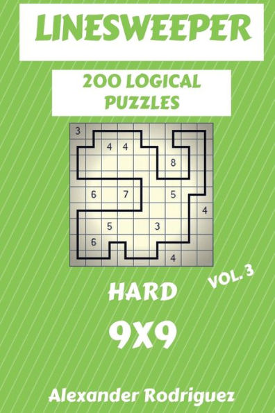 Linesweeper Puzzles 9x9 - Hard 200 vol. 3