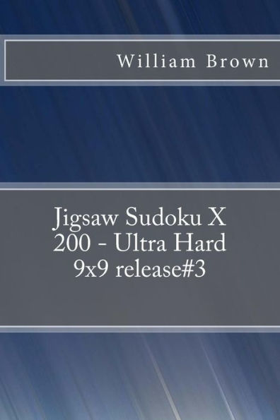 Jigsaw Sudoku X 200 - Ultra Hard 9x9 relese#3