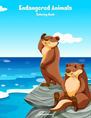 Download Endangered Animals Coloring Book 1 By Nick Snels Paperback Barnes Noble