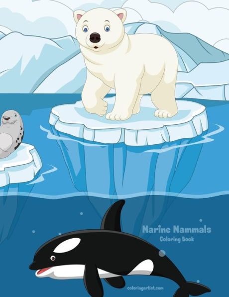 Marine Mammals Coloring Book 1