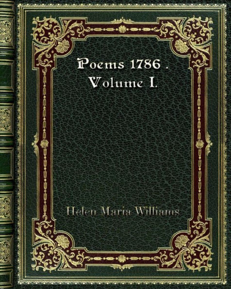 Poems 1786 . Volume I.