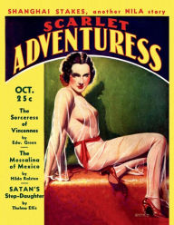 Title: Scarlett Adventuress, October 1935, Author: Thelma Ellis