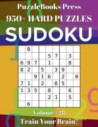 Title: PuzzleBooks Press - Sudoku - Volume 28: 950+ Hard Puzzles, Author: PuzzleBooks Press