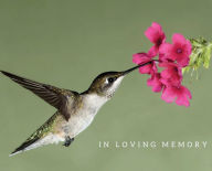Title: In Loving Memory Funeral Guest Book - Hummingbird Hardcover, Author: Morticia Mori