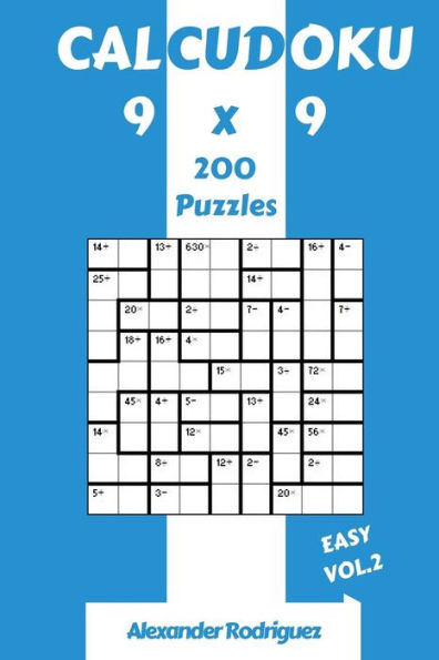 CalcuDoku Puzzles 9x9 - Easy 200 vol. 2