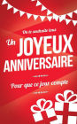 Joyeux anniversaire: Carte d'anniversaire: mini livre d'or (13x20cm) 